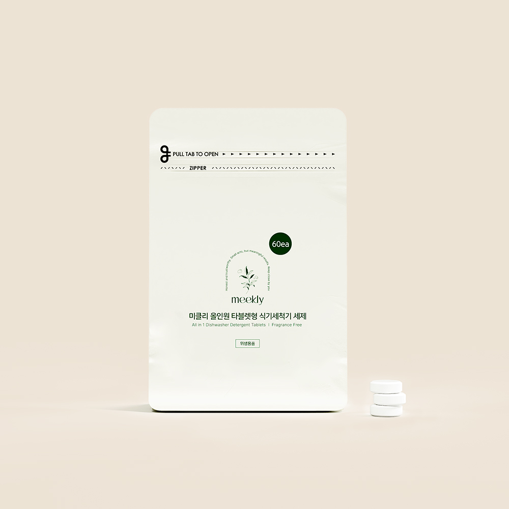 무아스 미클리 올인원 타블렛형 식기세척기 세제