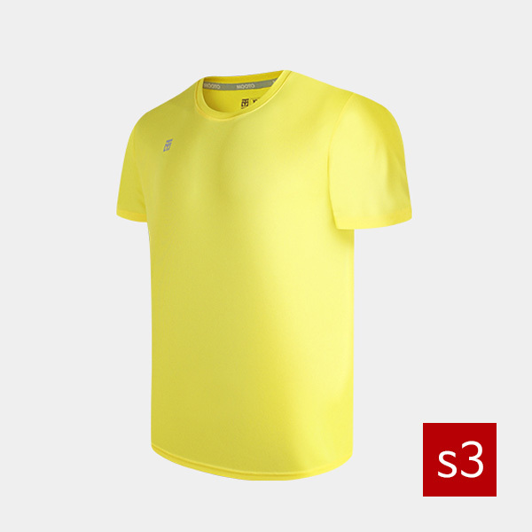 Cool Round T-shirt s3_Lemon Yellow