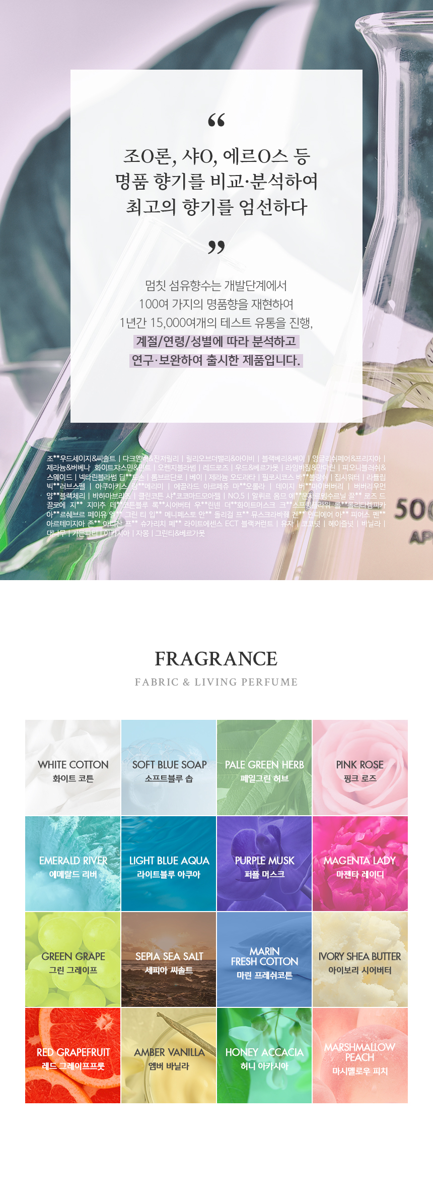 [멈칫] 대용량 섬유향수 250ml 1+1 상세 이미지 5