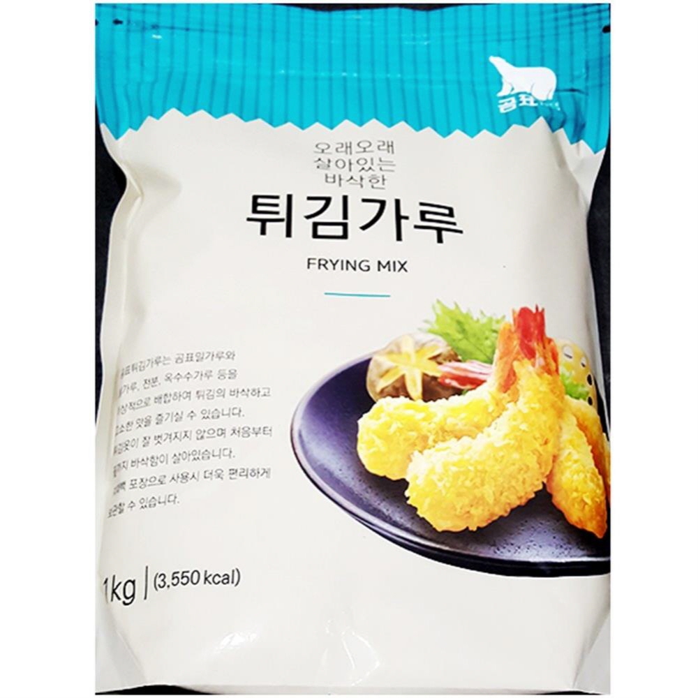 튀김가루 곰표 1K 업소 식자재 식당 분말