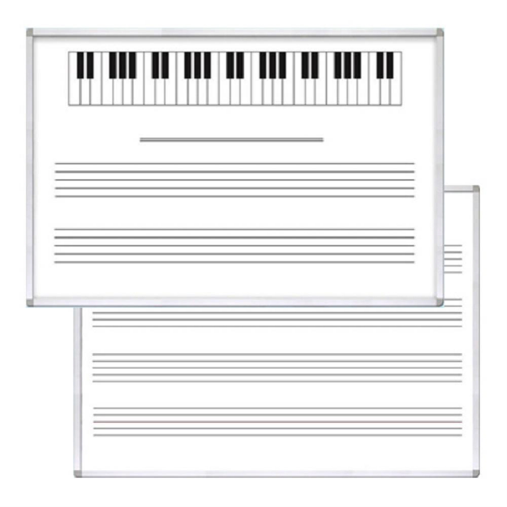 금강 자석 오선 칠판 (80x120cm) 음악교육 화이트보드 음표 학교