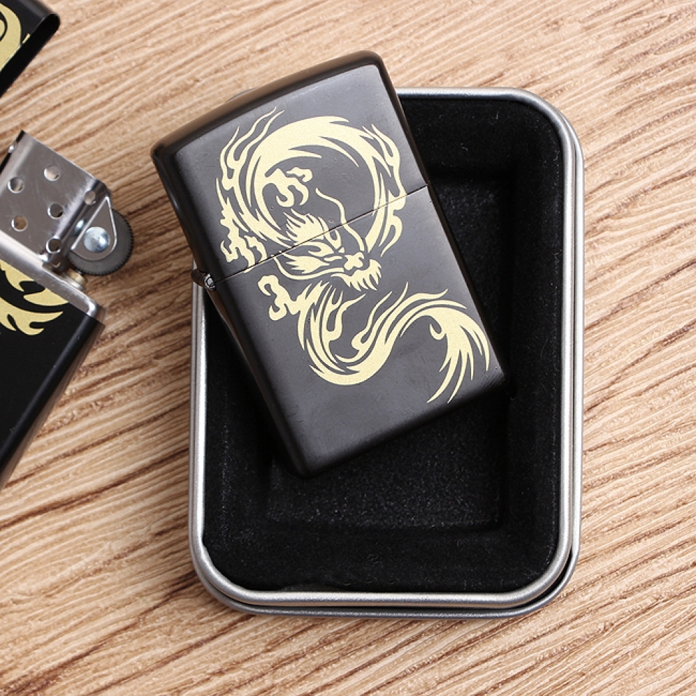 타투 문양 메탈 라이터 흡연용품 zippo