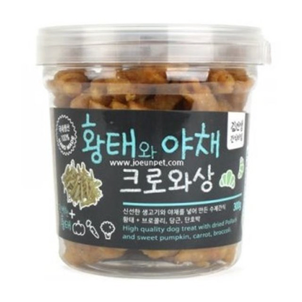 반려동물 영양 수제간식 황태+야채 200g