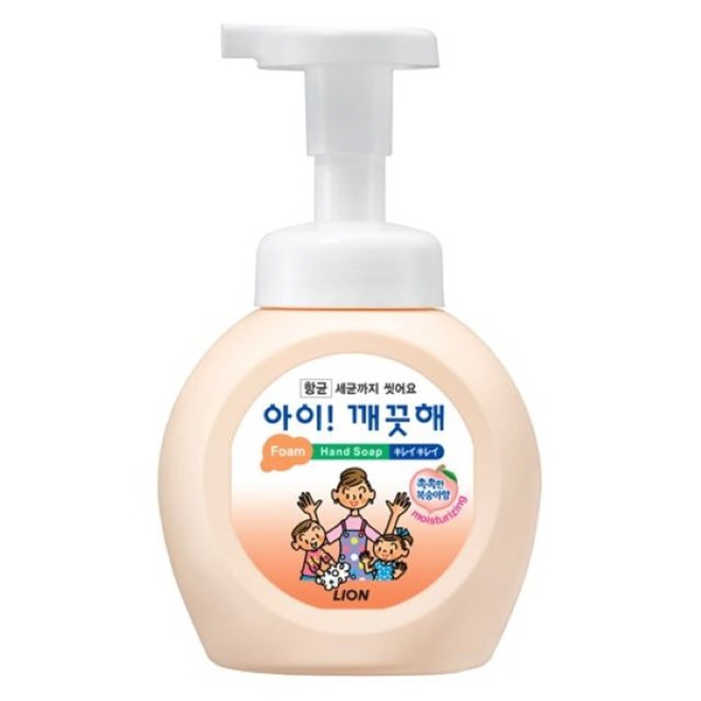 라이온 아이깨끗해 핸드워시 복숭아향 용기 250ml 미용 바디케어 화장품