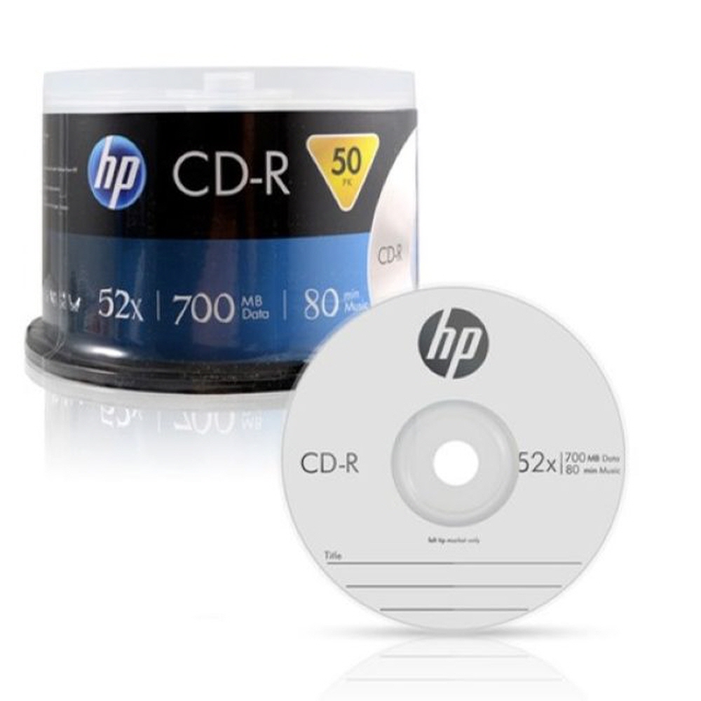 HP CD-R 700MB 52x Cake (50장) 가전 저장장치 디지털