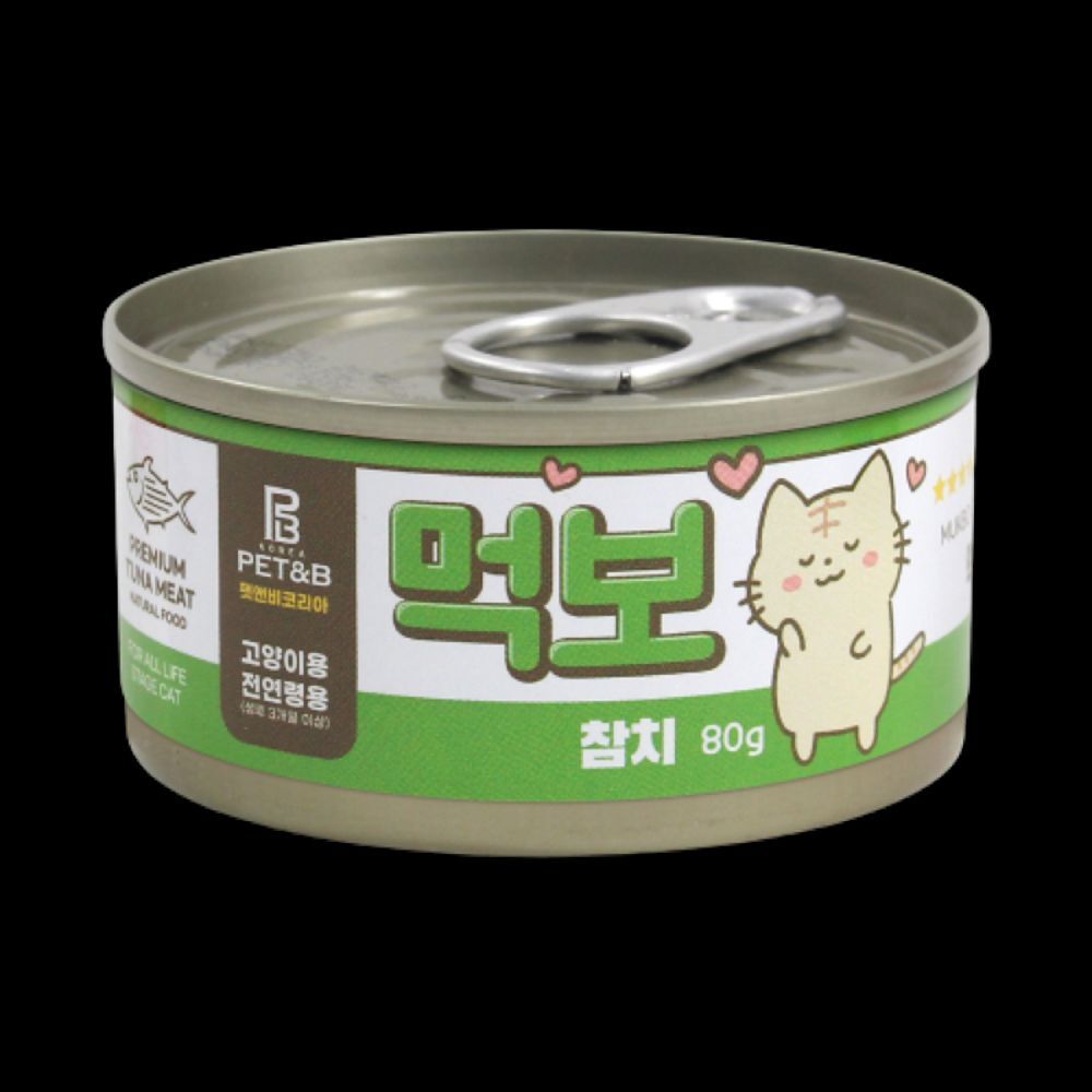 냥이 간식 고양이캔 참치80gX24개 1Box 애완동물건강