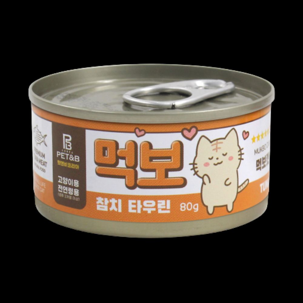 냥이 간식 고양이캔 참치타우린 80gX24개 1Box 반려동물건강