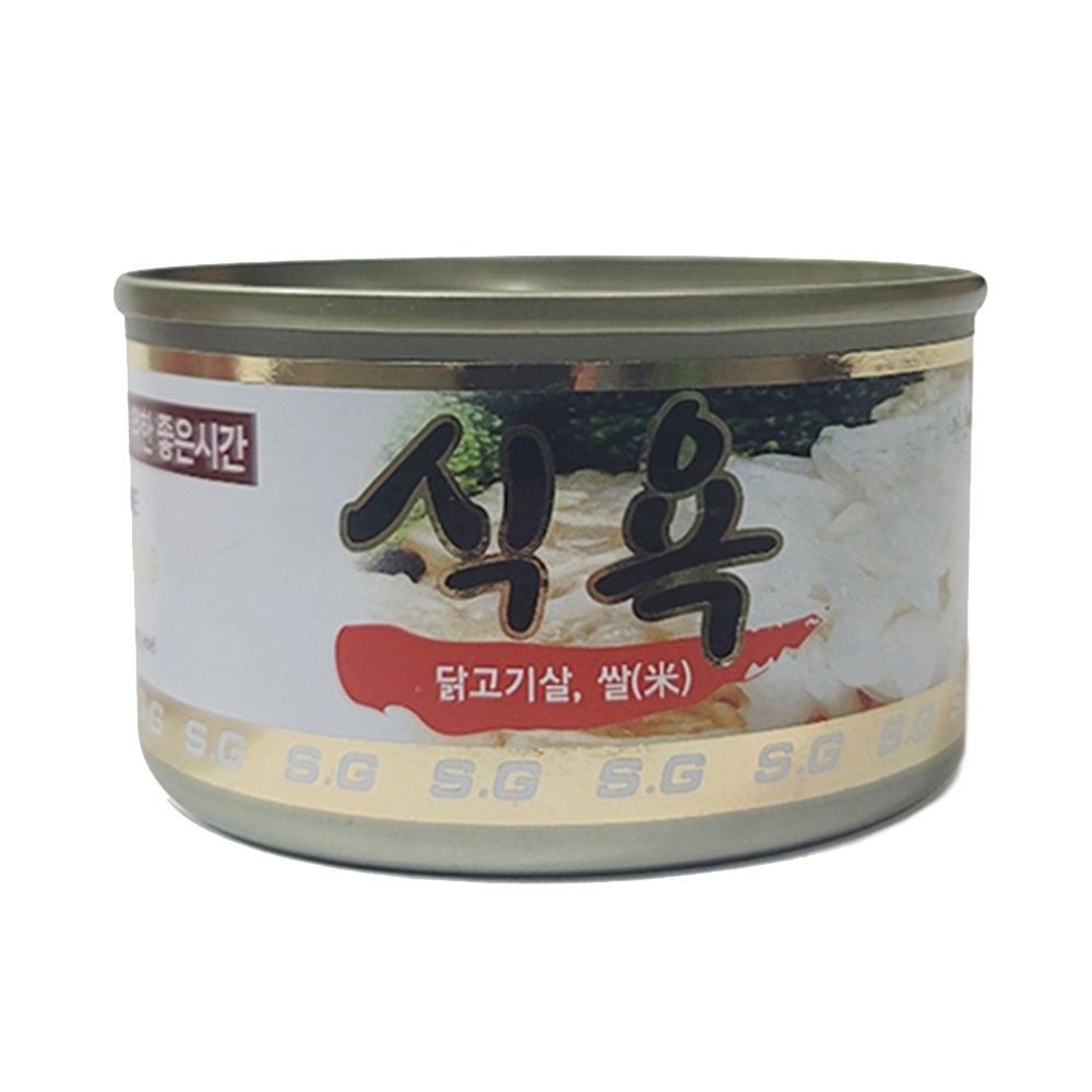 식욕 강아지캔 100g 닭고기살+쌀 생활 간식 반려동물 파우치