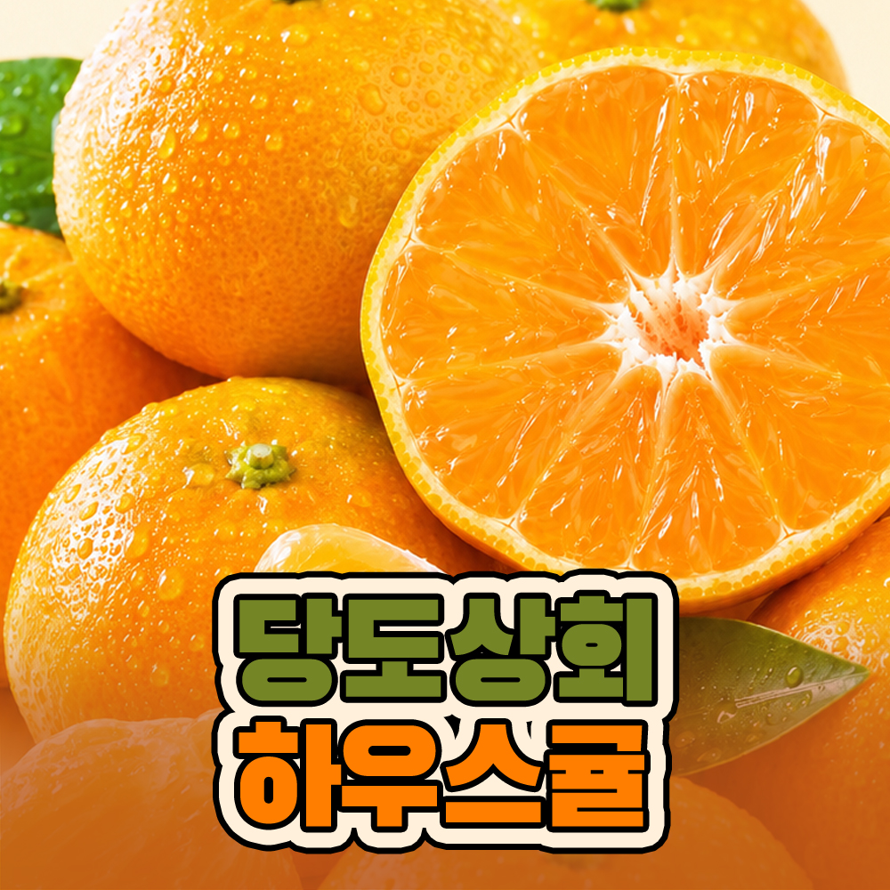 ★리뷰이벤트★ (농할) [당도상회] 국내산 하우스 귤 밀감 감귤 500g 1팩 (중소과)