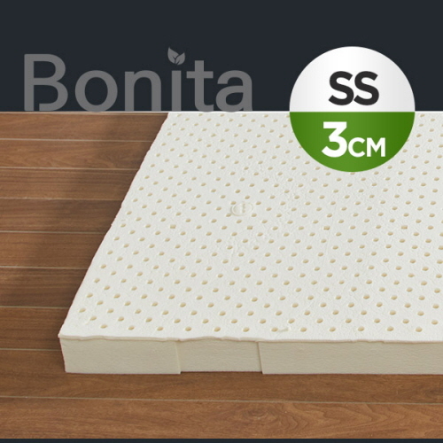 보니타 천연라텍스 매트리스 3cm SS+(전용커버 1cm)