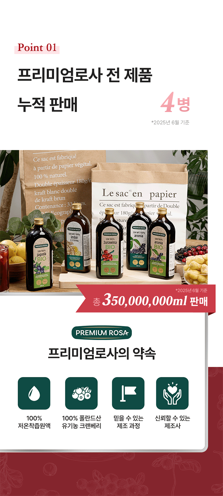 프리미엄로사 유기농 크랜베리 원액 500ml 5병 상세 이미지 10
