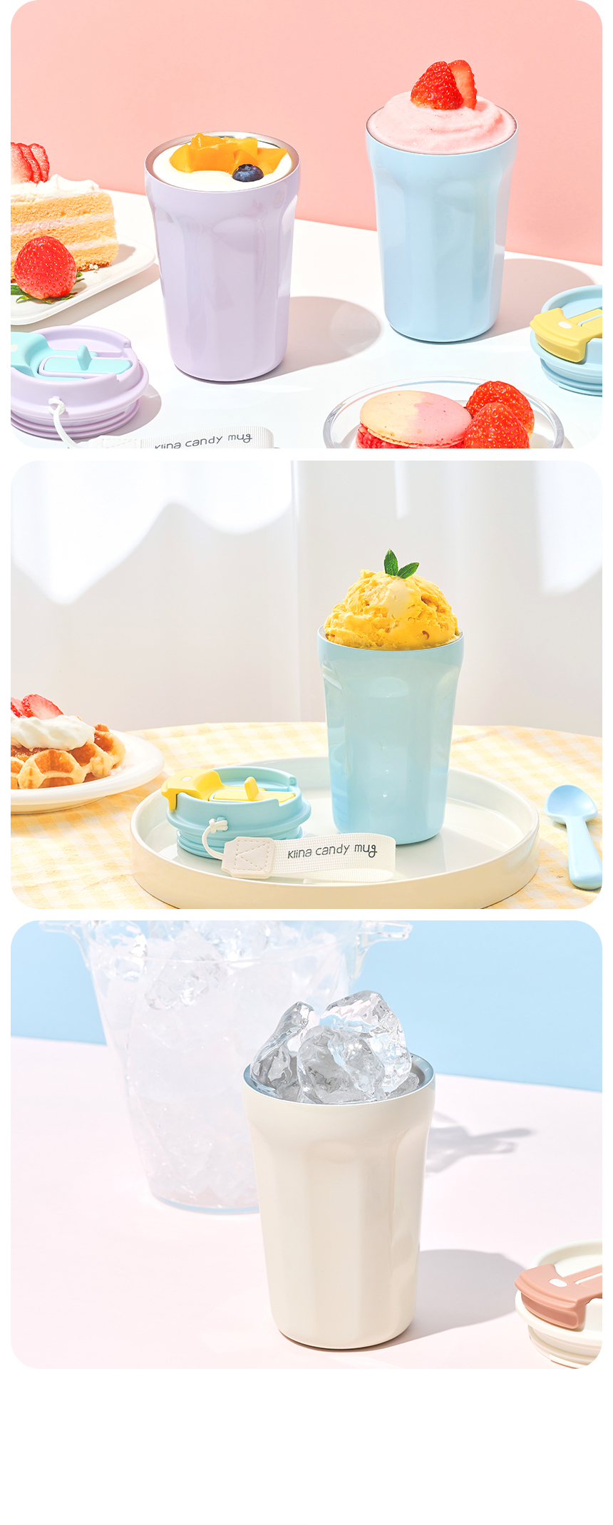 클리나 캔디머그 보온보냉 스텐 머그 텀블러 380ml 2개 상세 이미지 30