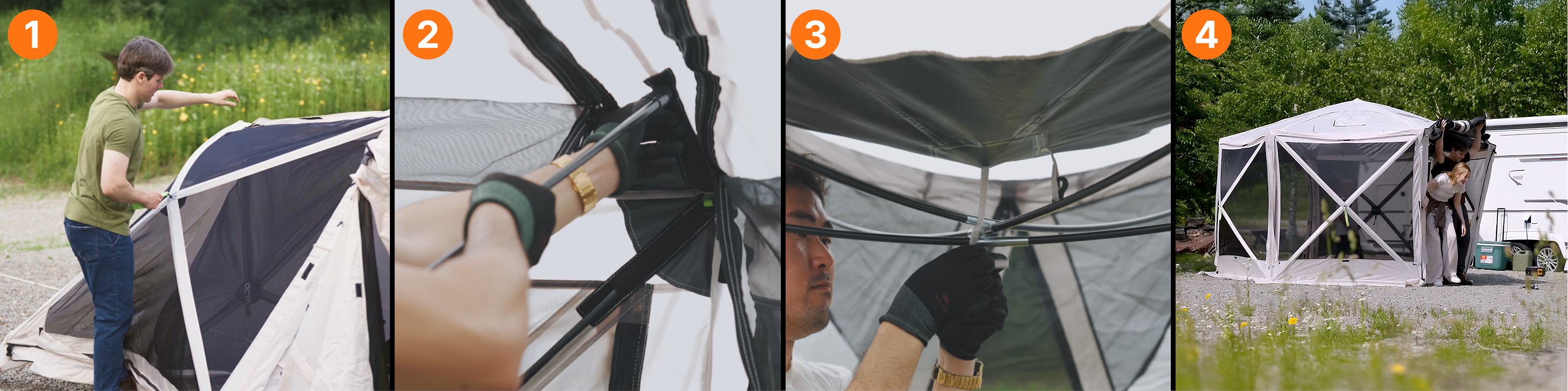 3619 S 텐트 설치방법 안내 이미지