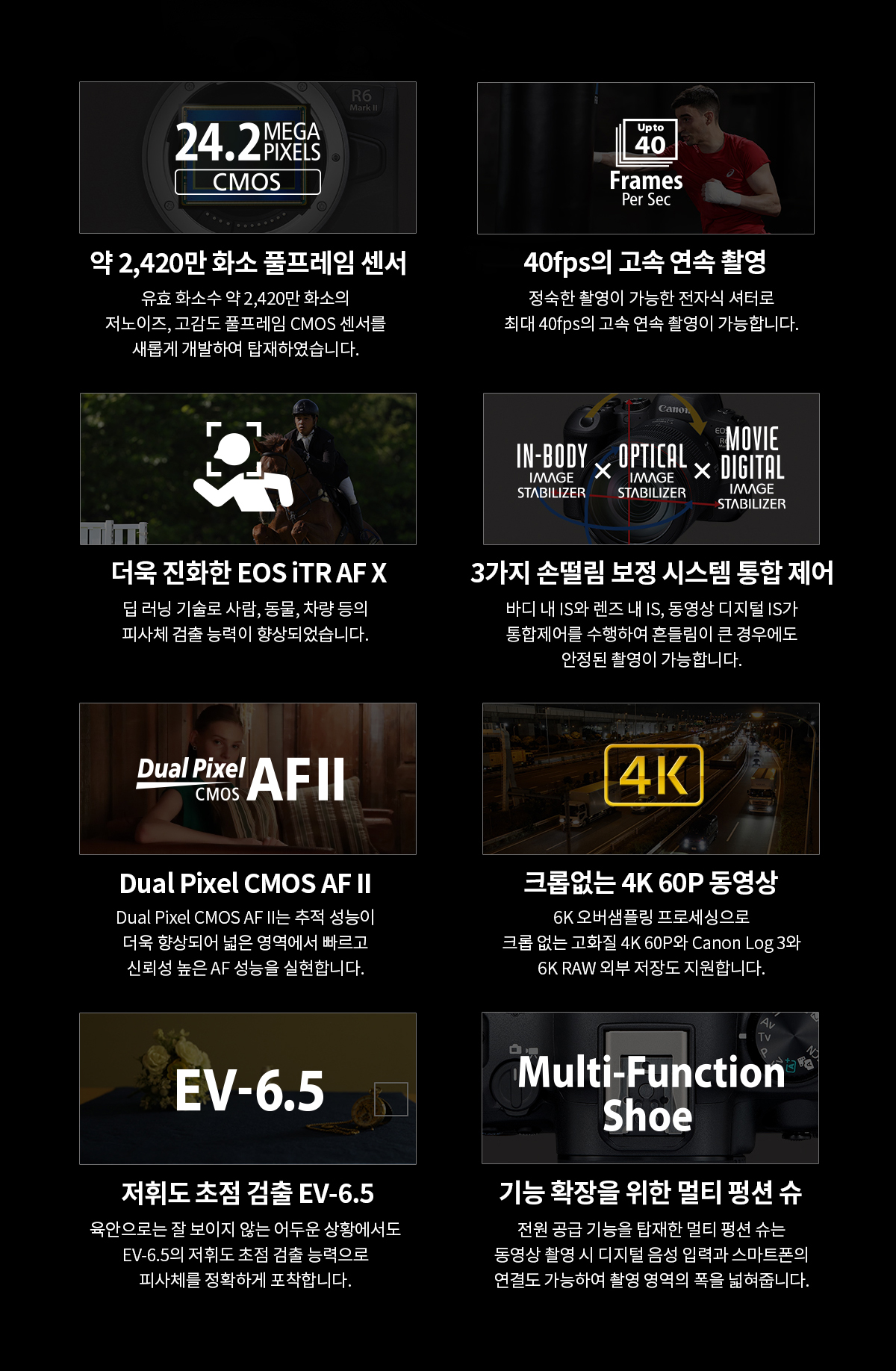 캐논 R6M2+R어댑터+EF100400 ii 콘서트 팬사인회 팬싸 대여 상세 정보 2