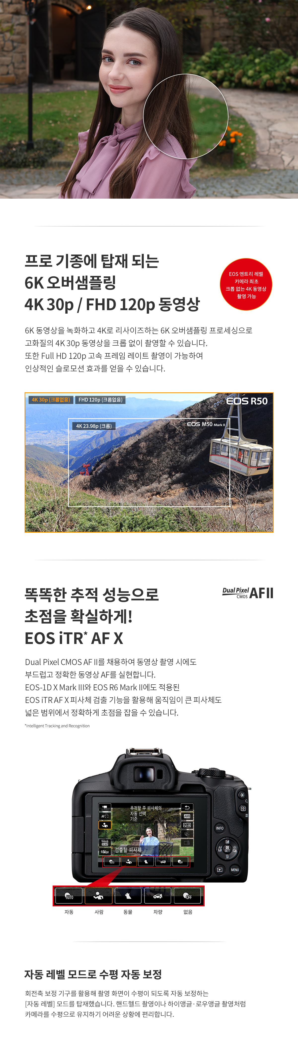 캐논 EOS R50+18-45mm+SD 64GB+2335 카메라가방 (화이트색상) ok-모바일 11번가