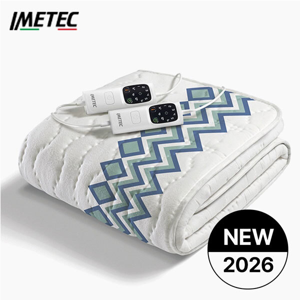 이메텍 프리미엄 순면 전기요 전자파안심 더블 IMO-668A(격자)