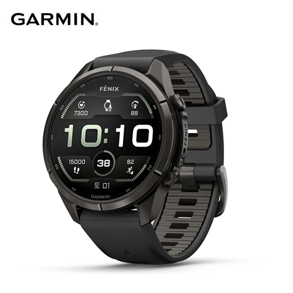 가민 GPS 아웃도어 스마트워치 피닉스 9 Pro 43mm AMOLED 카본그레이