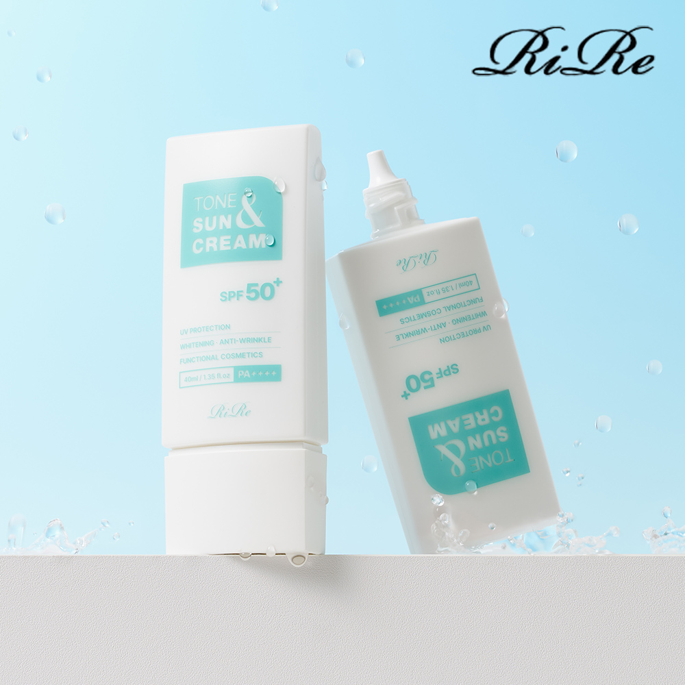 [리르] UV 블루라이트 차단 톤 앤 선 크림 40ml (SPF50+ PA++++)
