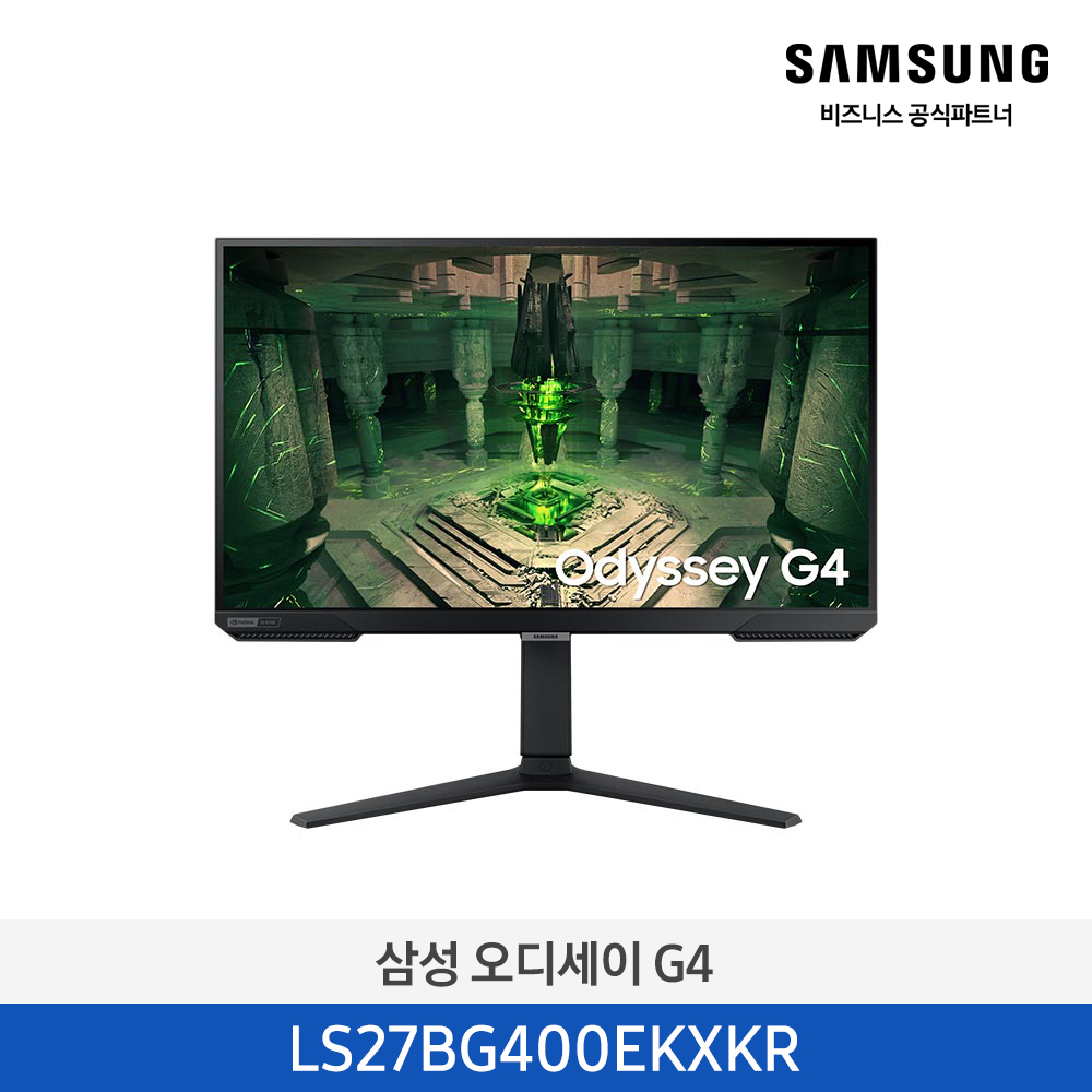 [삼성전자] 게이밍 모니터 오디세이 G4 FHD 240Hz 27인치(68.4cm) 블랙 LS27BG400EKXKR