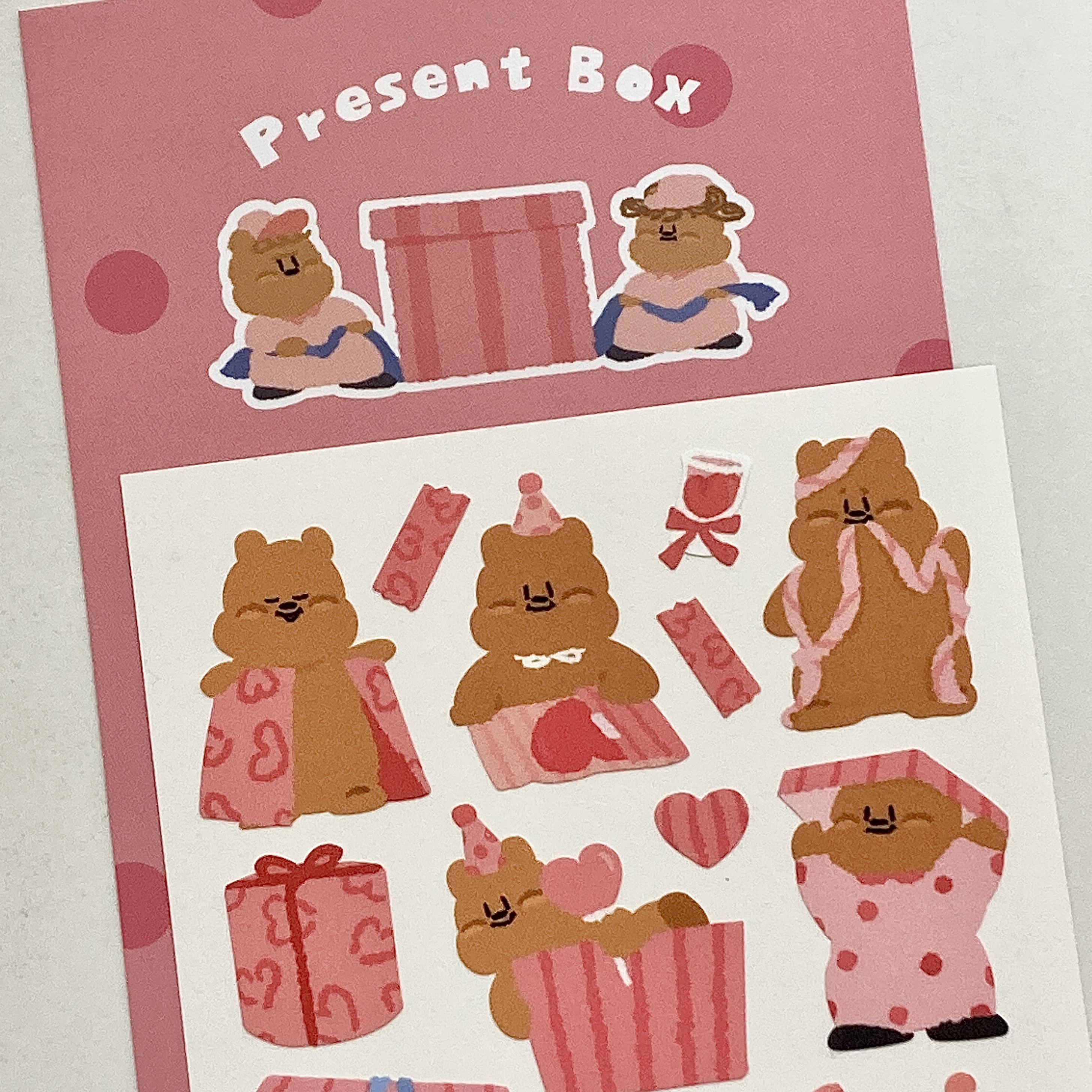Present Box 스티커 / 케키바이고미 빵고미 상세 이미지 9