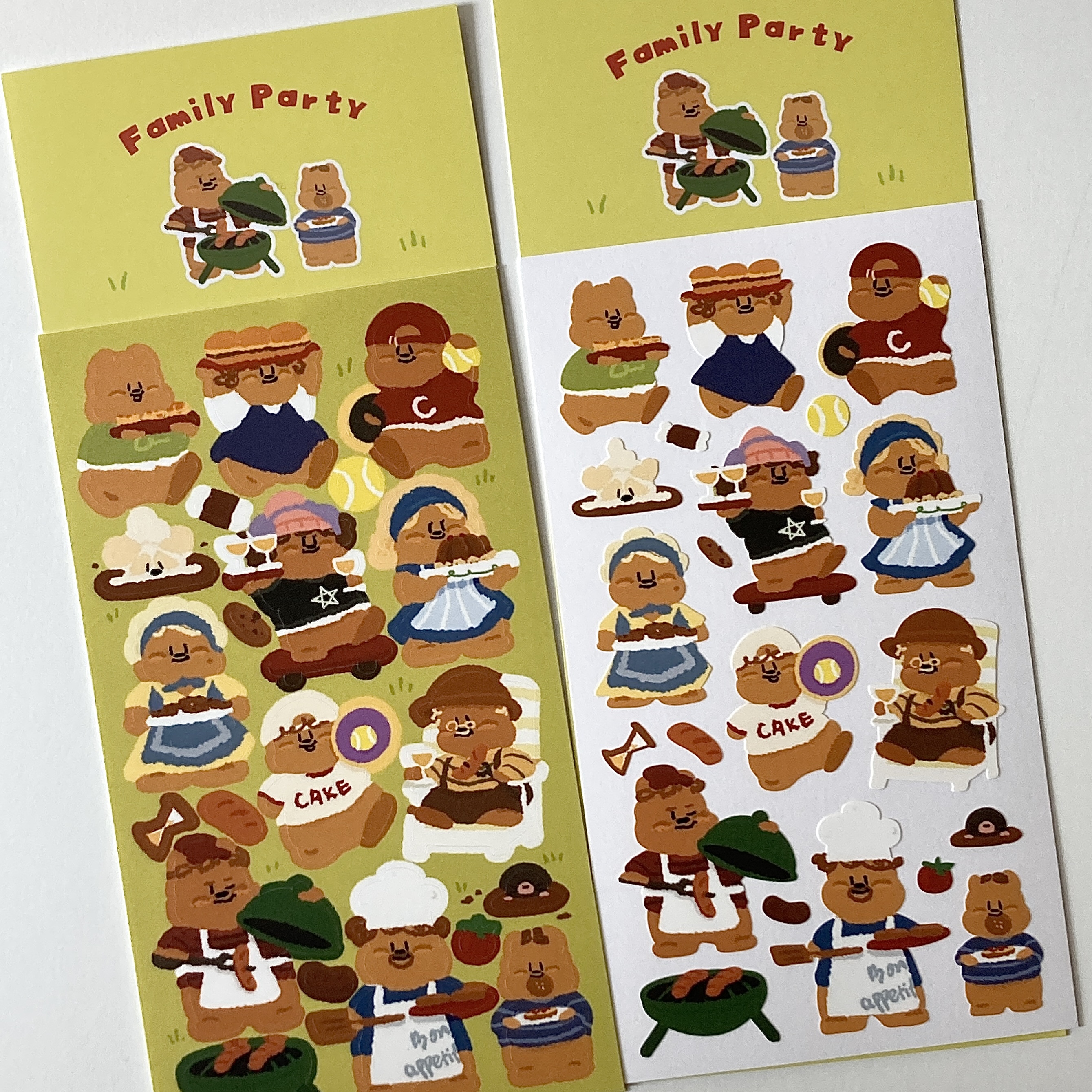 Family party 스티커 / 케키바이고미 빵고미 상세 이미지 5