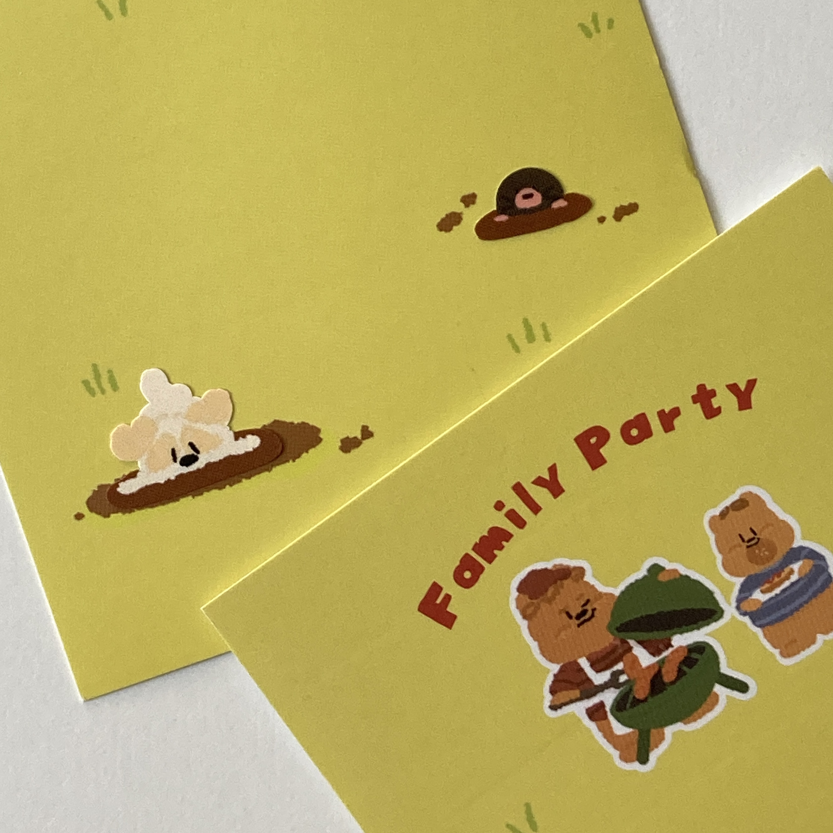 Family party 스티커 / 케키바이고미 빵고미 상세 이미지 2
