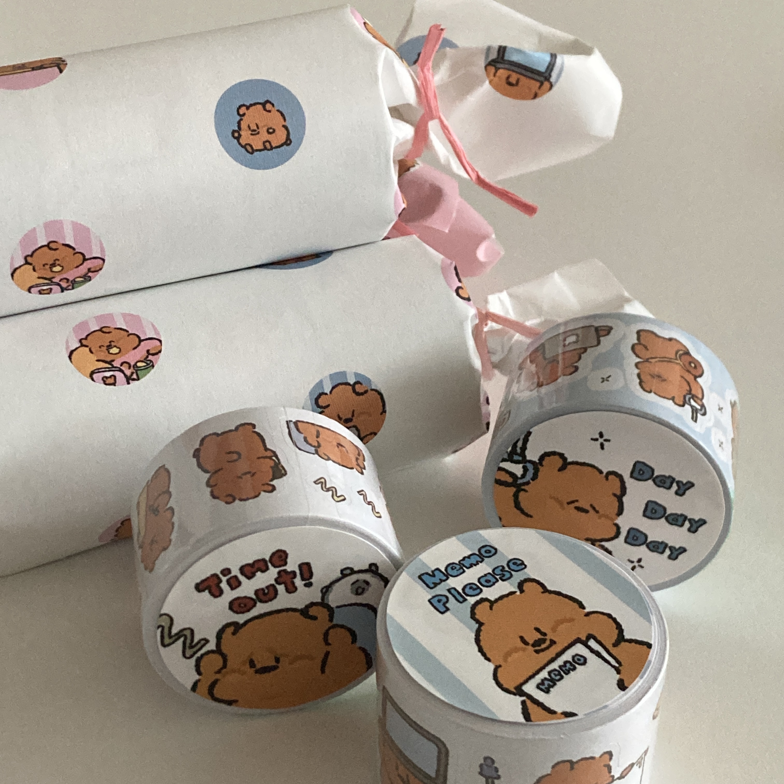 Cotton Candy Kisscut Set 키스컷스티커 세트 / 케키바이고미 빵고미 상세 이미지 2
