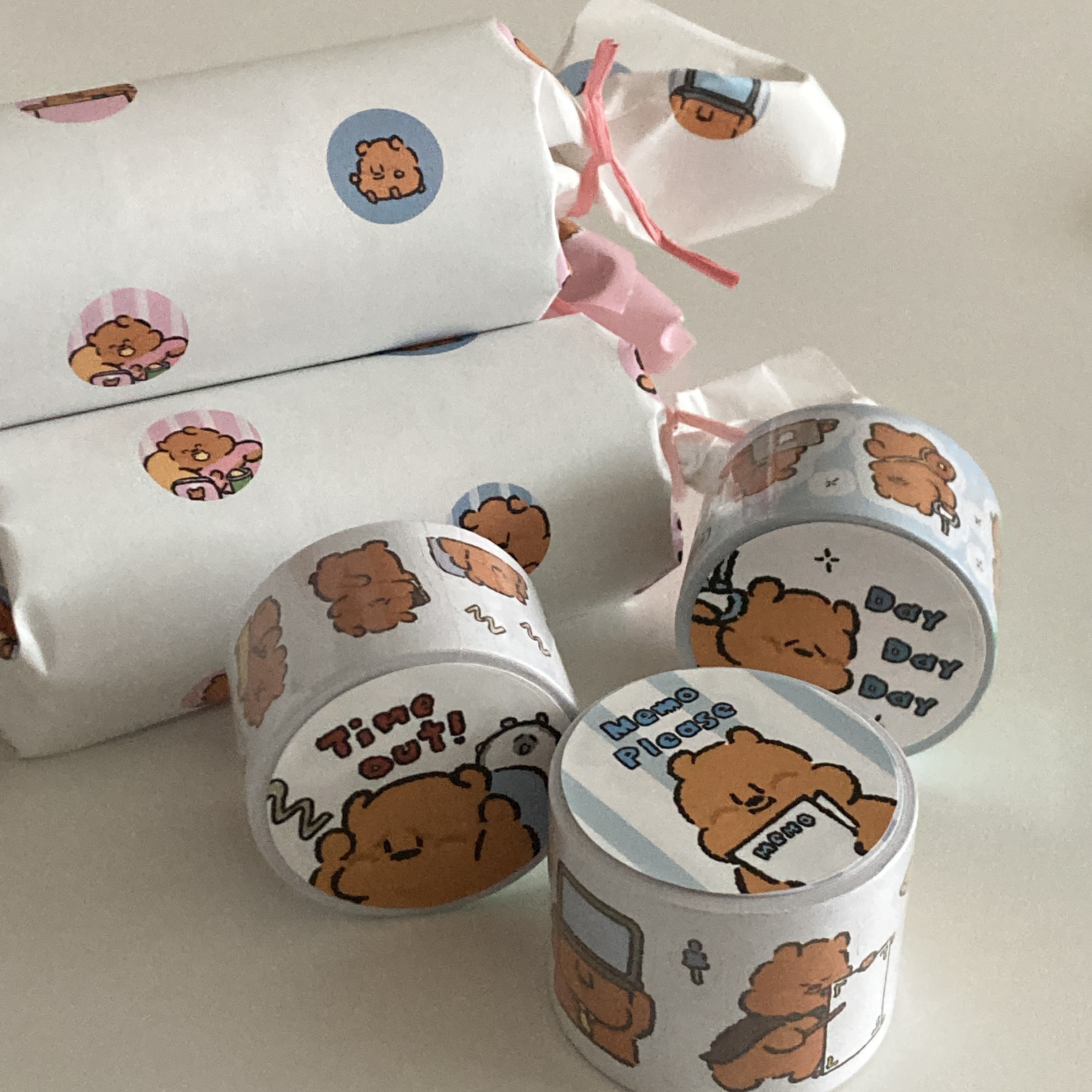 Cotton Candy Kisscut Set 키스컷스티커 세트 / 케키바이고미 빵고미 상세 이미지 6