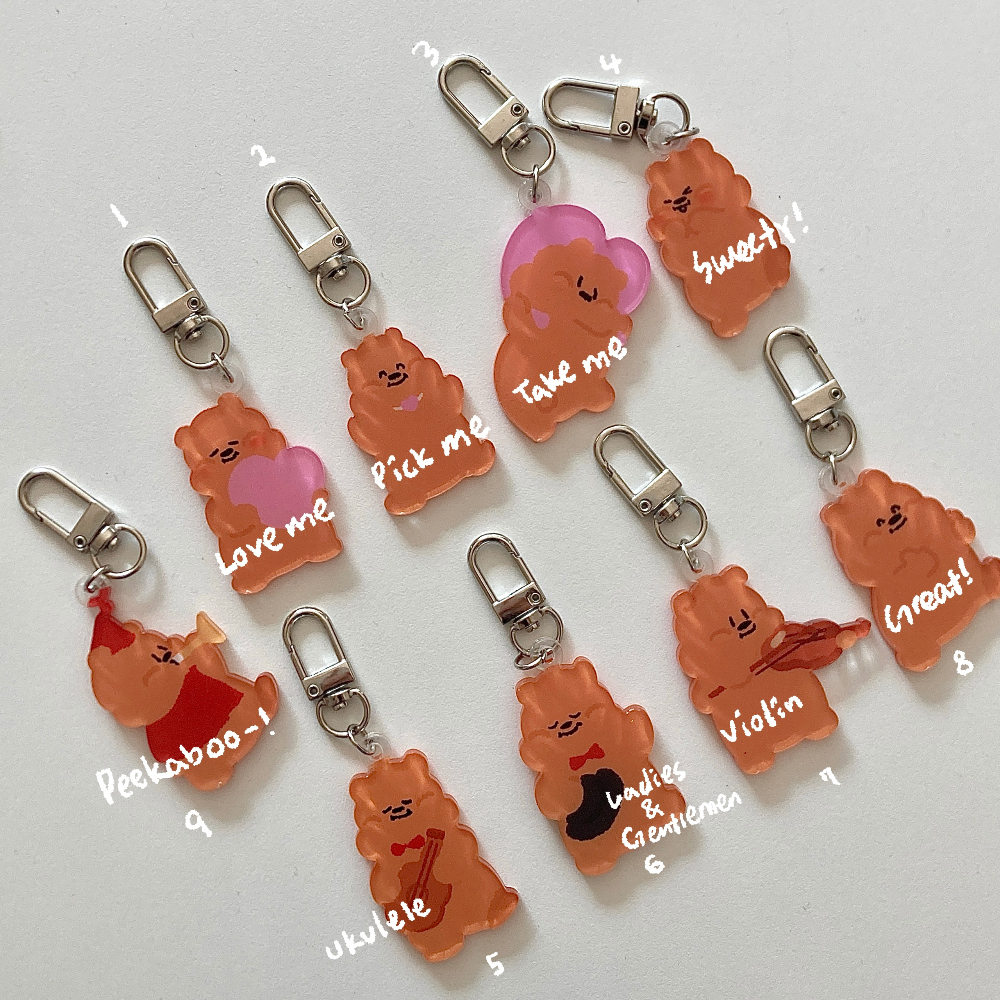Key Ring 아크릴 키링 / 케키바이고미 빵고미 상세 이미지 1