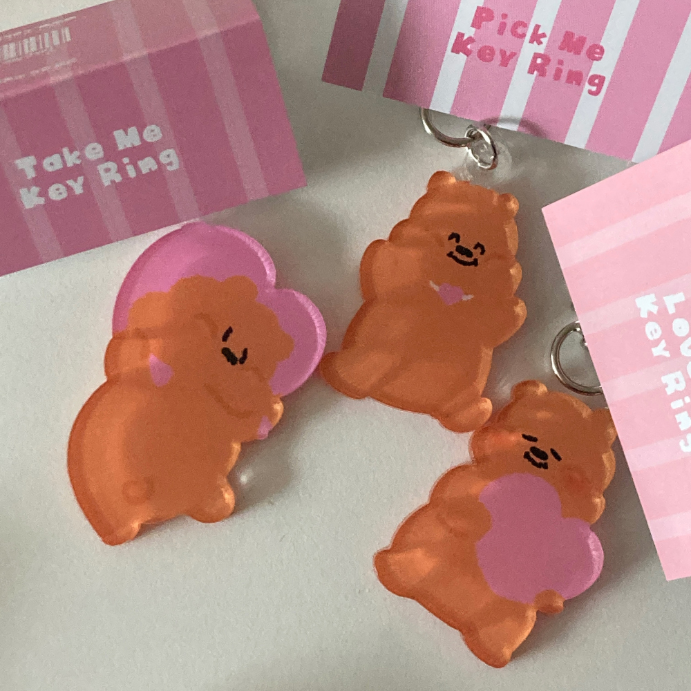 Key Ring 아크릴 키링 / 케키바이고미 빵고미 상세 이미지 9