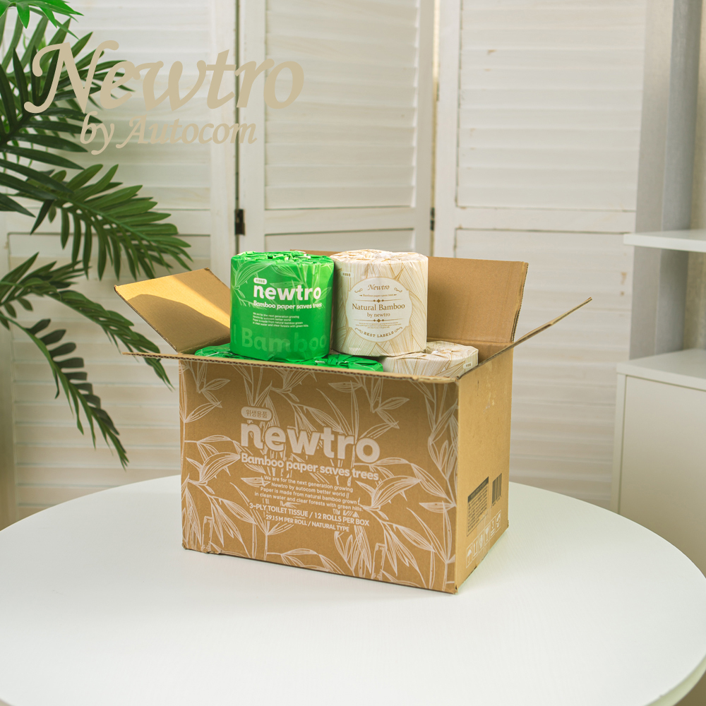 [뉴트로] 천연밤부 고급 화장지 12롤 