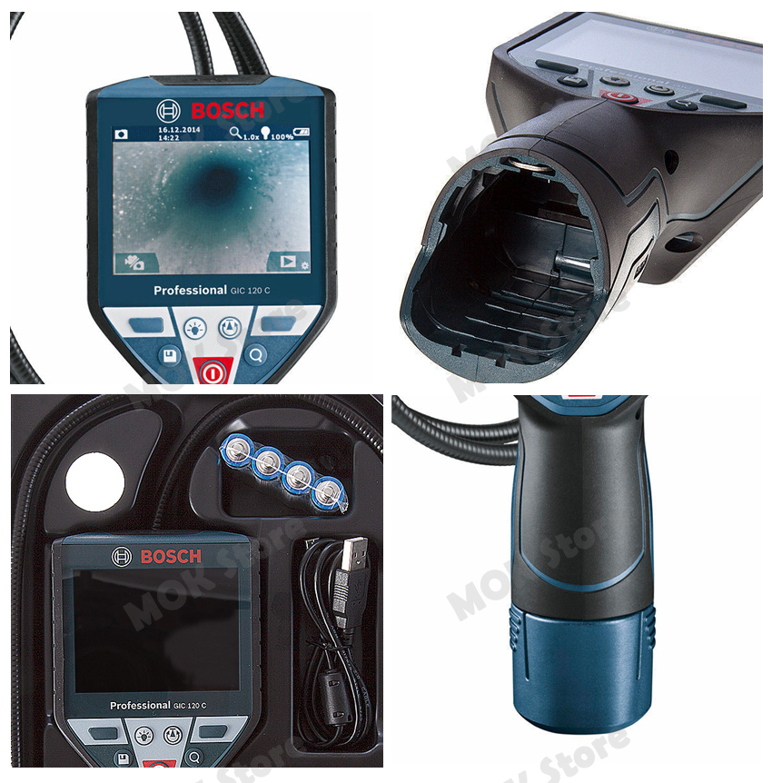 Bosch Gic 120c Professional Cordless Digital Inspection Pipe