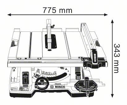 Bosch Gts10xc Gts 10 Xc 254mm Table Saw 0601b30400 Include Saw