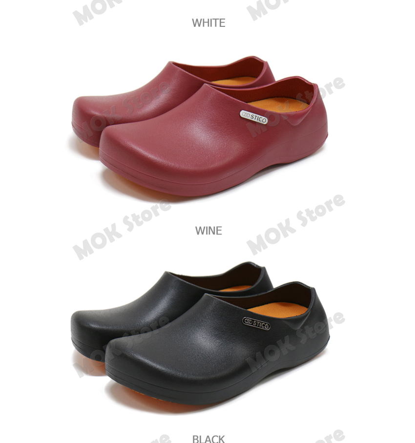 STICO NEC-03 Men Chef Shoes Clog Kitchen Non-Slip Safety Shoes Oil ...