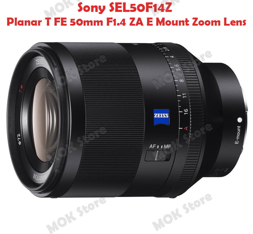 Sony SEL50F14Z Planar T FE 50mm F1.4 ZA E Mount Zoom Lens 