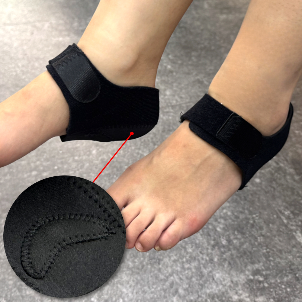 발 뒤꿈치 쿠션 패드 블랙