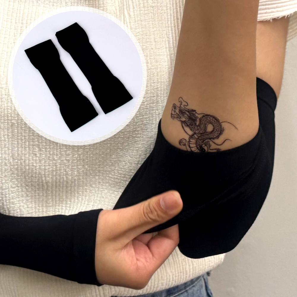 암슬리브 짧은팔토시 검정 26cm