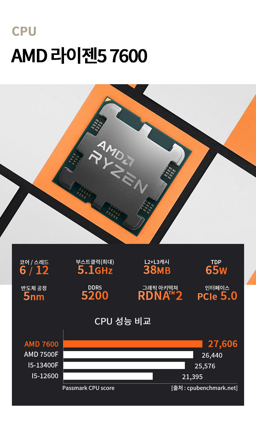 AMD 라이젠5 7600