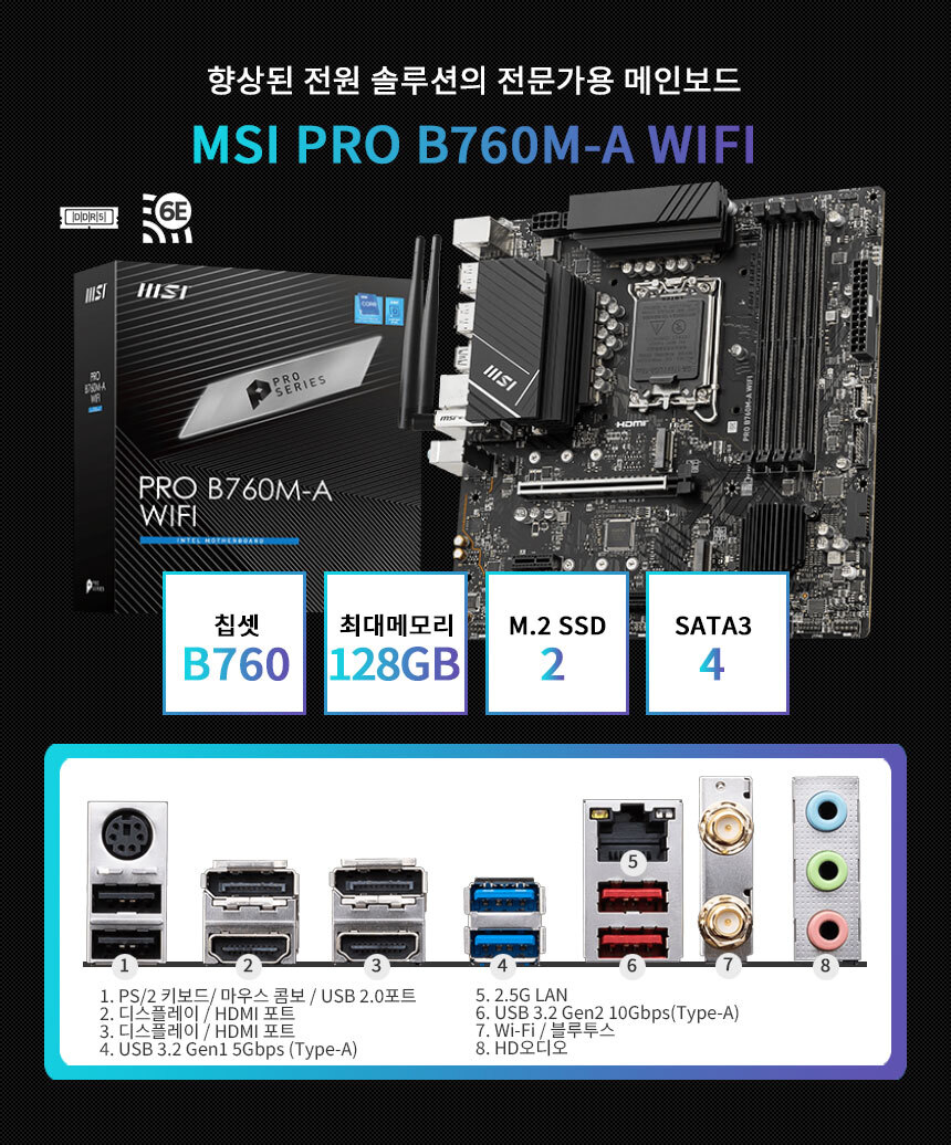 MSI PRO B760M-A WIFI