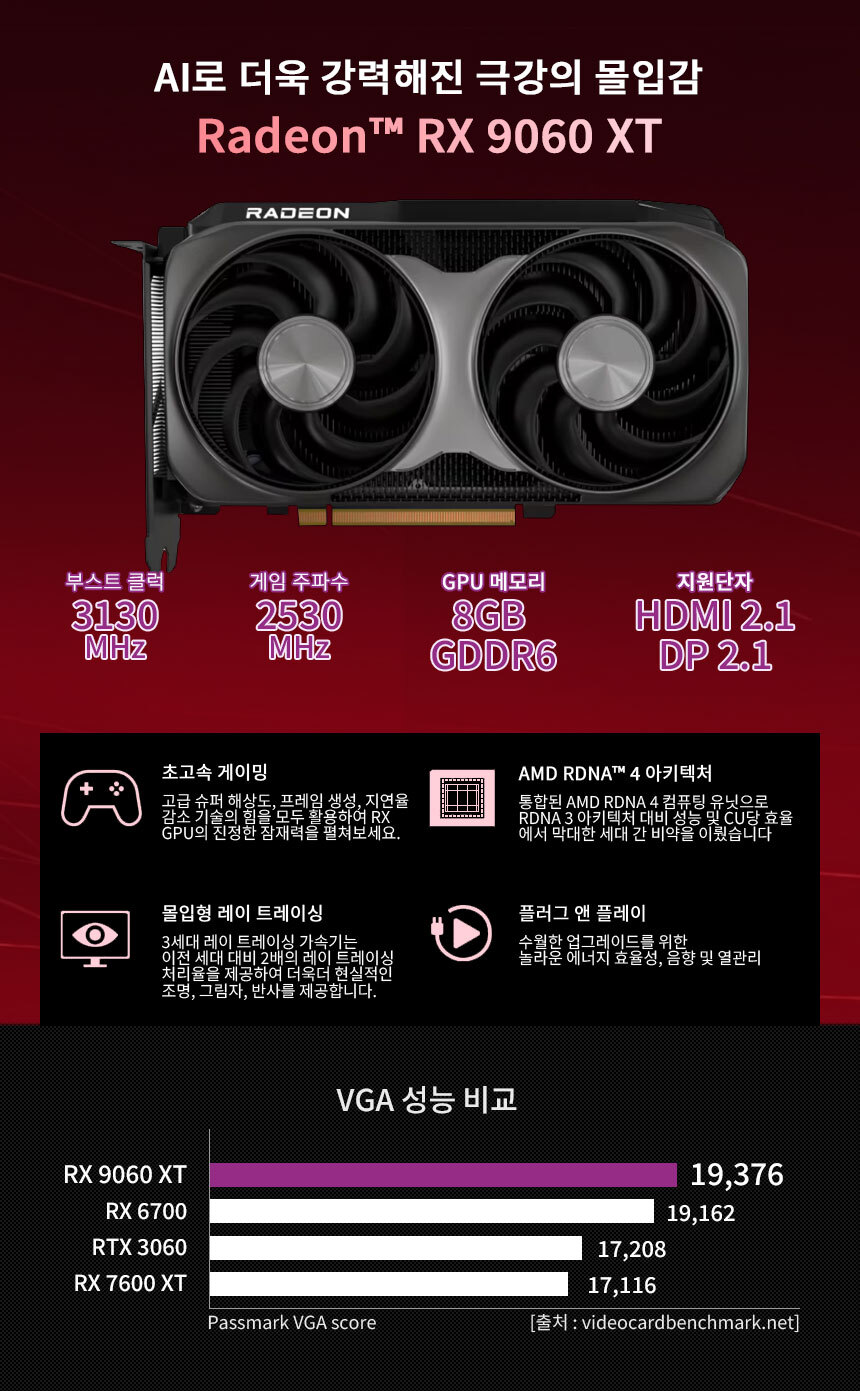 그래픽카드 rx9060xt_8gb