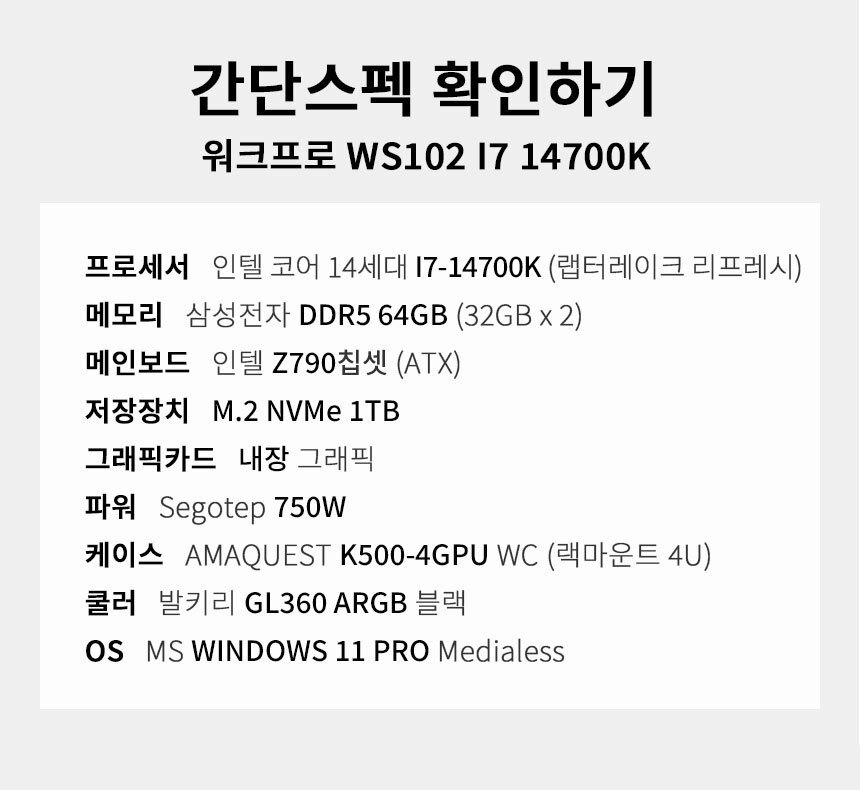 스펙 간편보기 워크프로 ws102
