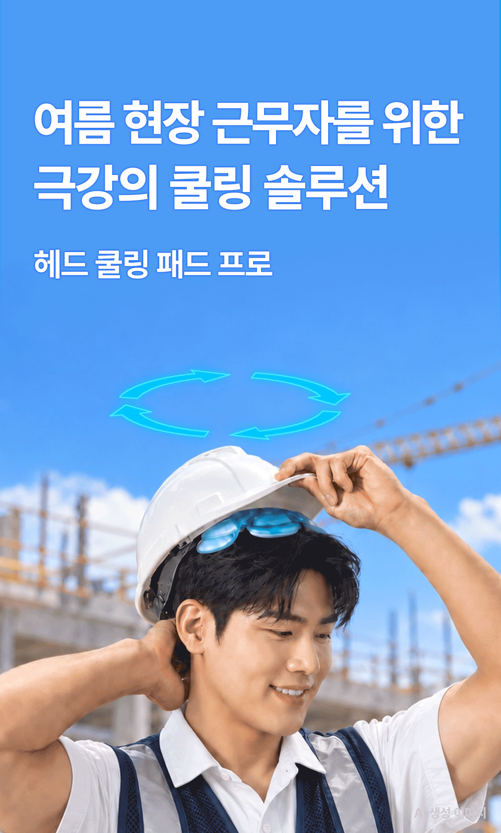 헤드쿨링패드 프로 안전모 쿨러
