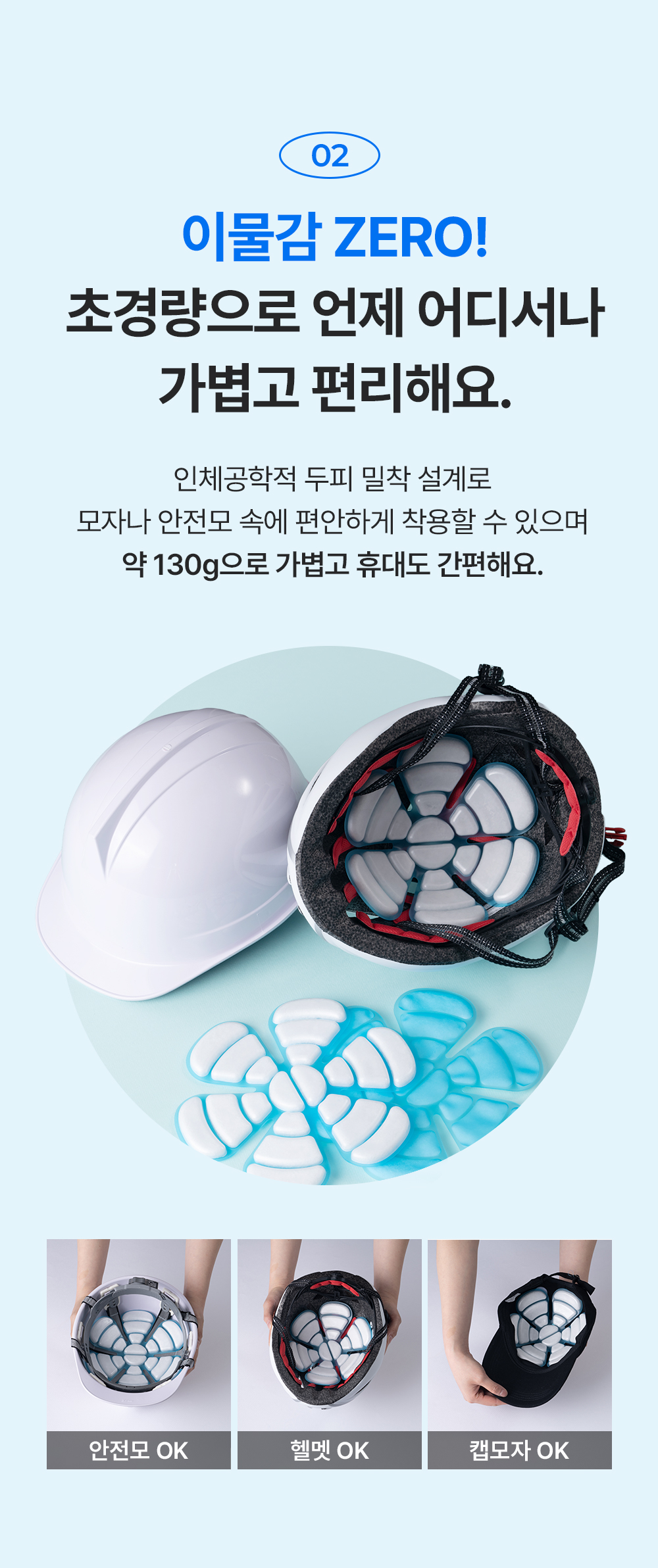 헤드쿨링패드 프로 안전모 쿨러