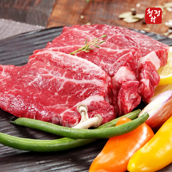 [청정촌] 1++등급 투뿔 한우 안심 (구이/스테이크) 200g/400g