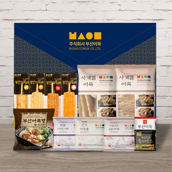 [(주)부산어묵] 스페셜 선물세트 15종 / 부직포가방