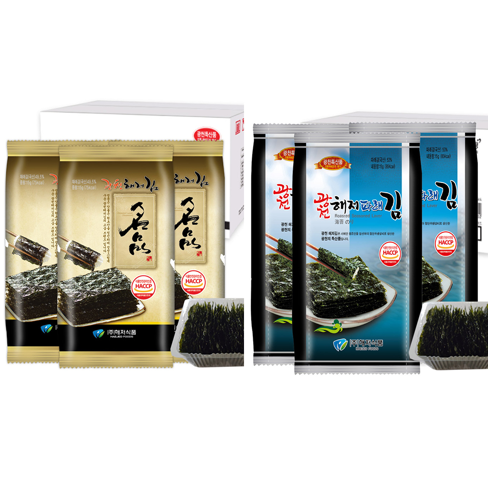 [해저광천김] 광천 명품/파래 식탁김 (12g x 30봉)