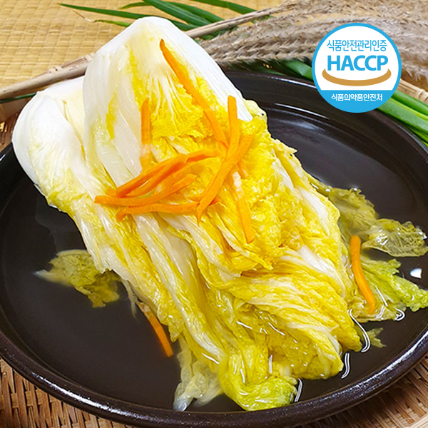 [하늘김치] 전라도 백김치 / 국내산 재료 / 중량선택