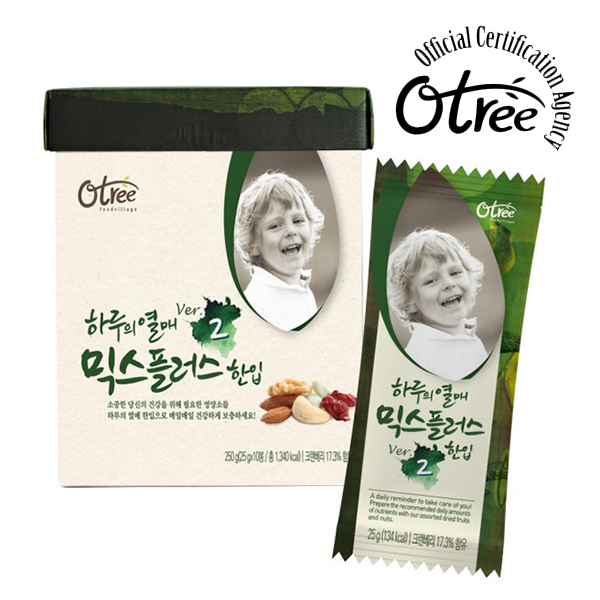 [오트리] 하루건강견과 믹스플러스 Ver.2 (25g) 10입/30입/60입/100입