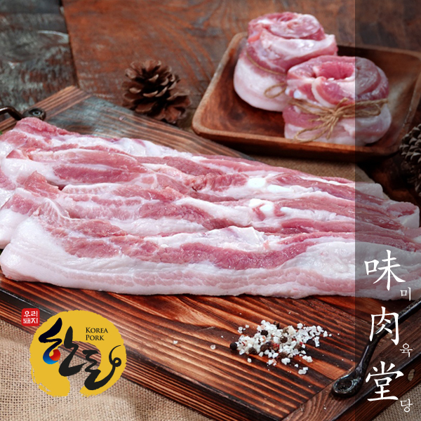 [미육당] 1등급 프리미엄 한돈 삼겹살 (구이용/보쌈용) 500g/1Kg