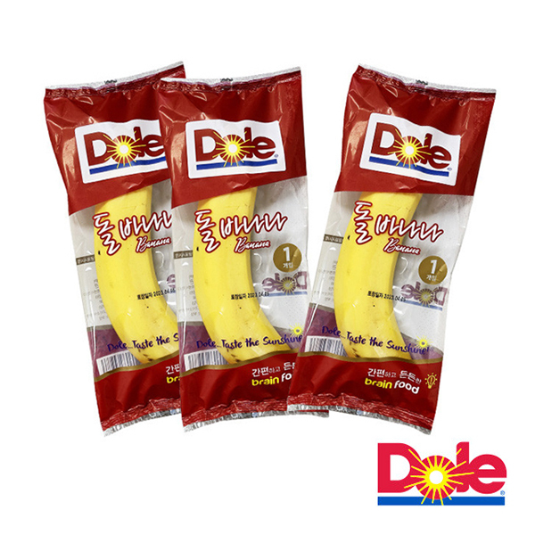 [경매직송] Dole 한봉지 바나나 10개/20개/30개 (180g내외/개별포장)